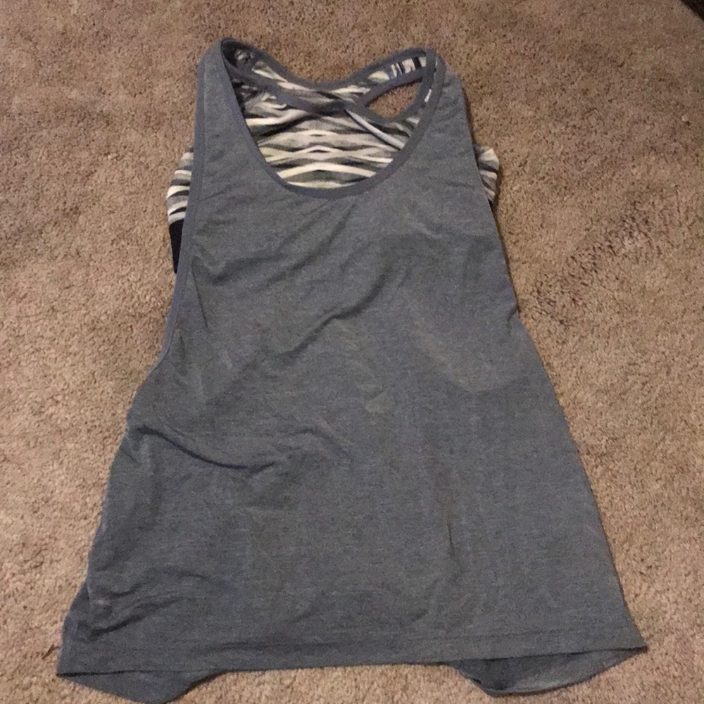 Nike workout top with built-in sports bra